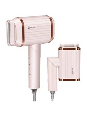 Pink Dual Channel High Speed Hair Dryer & Diffuser